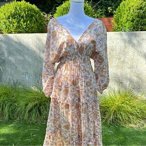 Perry Walker Peacock Dress